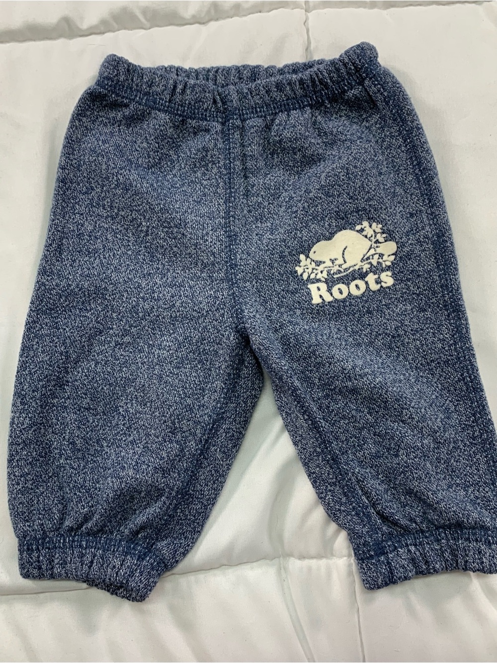 Pre-loved roots jogging pants size 3–6M